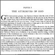 3. The Attributes of God