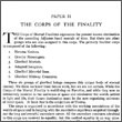 The Corps of the Finality