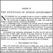 The Evolution of Human Government