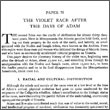 The Violet Race after the Days of Adam