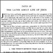 The Later Adult Life of Jesus