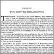 The Visit to Philadelphia