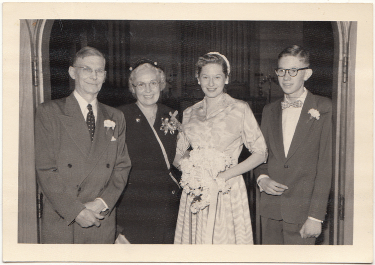 The Bowman family at Carolyn and Tom Kendall's wedding