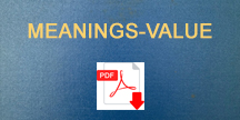 Organizing threads of understanding - meaning-value